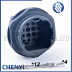 16 Pin (4B+12S) Male Female Waterproof Automobile Connector Electronic Plug 132124-001 132124-000 With Pins