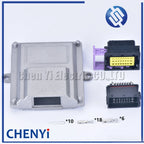 1 kits set 24 pin way aluminum single hole automotive  ecu box with matching connector and Pin 211PC249S0005 211PC249S8005