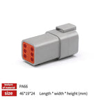 1Set Deutsch DT Series Multi-Pin Bundle (2P/3P/4P/6P/8P) | 22-16AWG Sealed Plug & Socket for Auto Electronics Upgrade DT04-2P