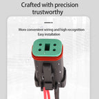 4 PIN 1.6 mm Male Female Connectors Wire harness Plug For Deutsch Engineering Vehicle DT04-4P-E005 DT06-4S-E005