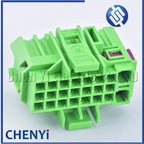 23 Pin Green Automobile power amplifier Connector Audio Amplifier Wire harness Plug 1J0962623 1J0962623B