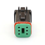 Deutsch 6-Pin Connector Waterproof 1.6mm Male Female Connector Auto Wiring Harness Cable Plug DT04-6P-C017 DT06-6S-C017