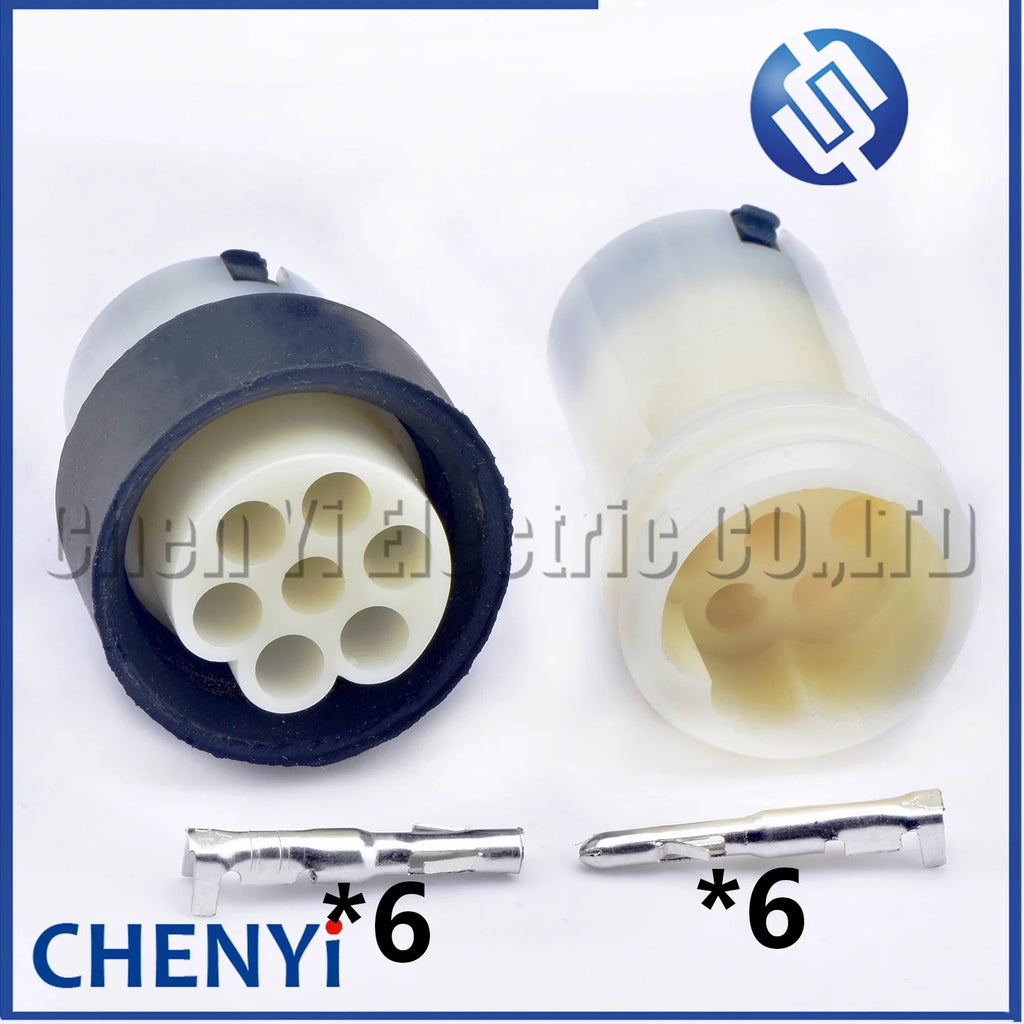 6 Pin male or female Car motorcycle connector Engine Wiring Harness Plug 688-8258A-50-00 with Pin For Yamaha