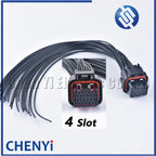 26 Pin Auto ECU Computer Connector Oil Gas Electrical Plug 3-1437290-7 3-1437290-8 1473416-1 1473416-2 With 30cm Wires