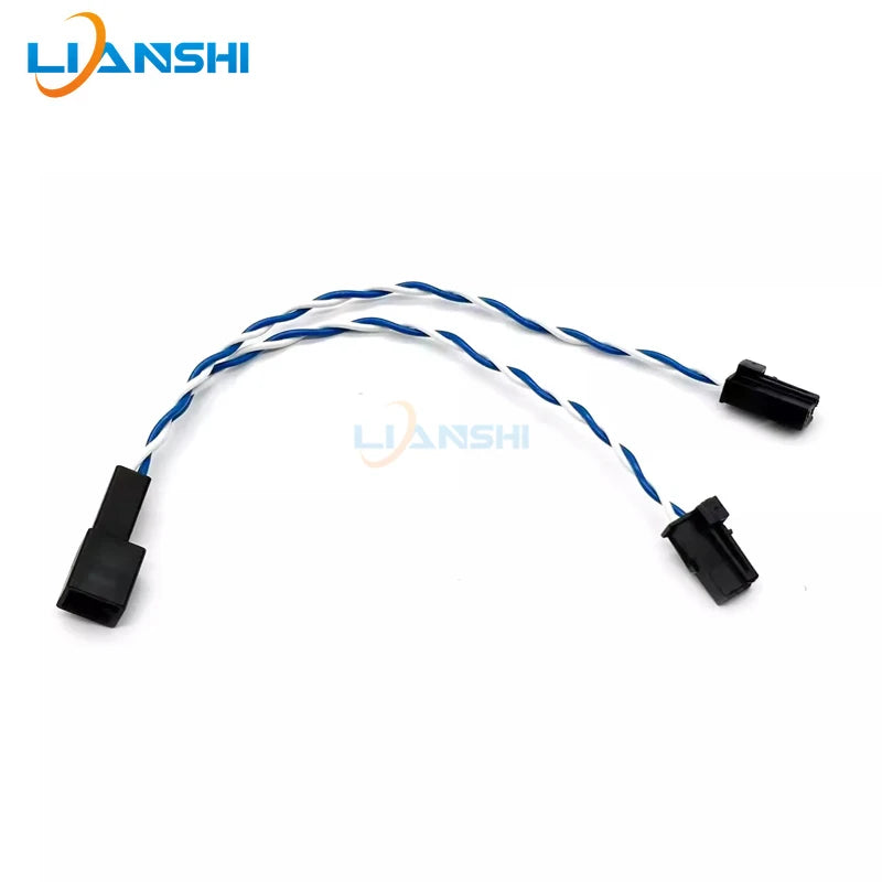 Mercedes-benz car audio system modification, low-frequency and high-frequency center speaker 1-inch 2-plug adapter harness