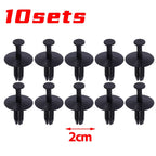 10-50sets Bumper Trim Buckles Cars Rivet Clips Doors Sill Fixing Clips Wheel Arch Clip for Mercedes-Benz BMW357 Auto Accessories