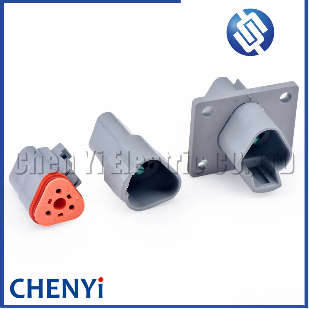 3 Pin Automotive Waterproof Connector Male or Female Wire harness plug DT06-3S DT04-3P DT04-3P-L012 For Deutsch DT series