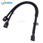 Suitable for Audi Q2, Q5, Q4 E-tron pure electric e-tron modification, dual-tone snail speaker, 1-inch 2-wire harness plug