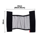 Car Trunk Elastic Mesh Fixed Straps Car Interior Organizer Extinguisher Storage Net Bag Seat Back Fixing Bag Auto Car Accessory