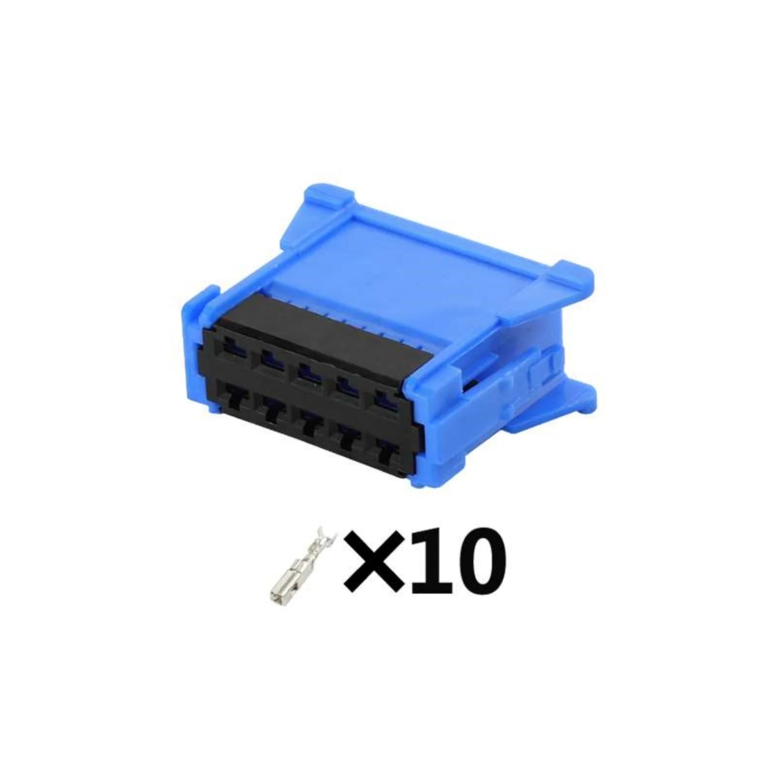 10-PIN Connector Unsealed 2.8mm Series Female Connectors Cable Plug Wiring Harness 98174-1004 For Peugeot