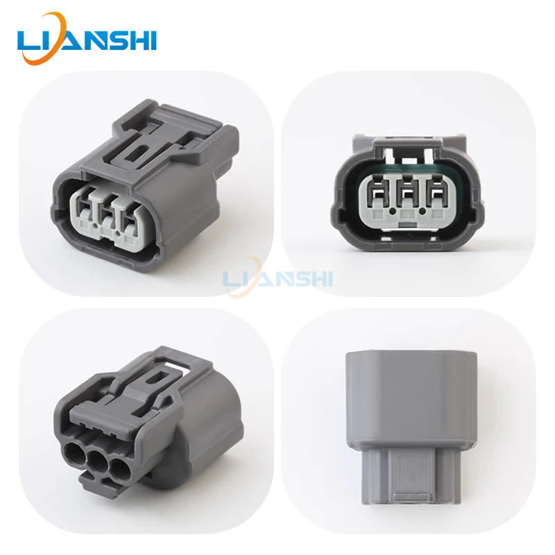 6189-0968 Grey lower slot is suitable for Honda daytime running light headlight width indicator light 3P wiring harness plug