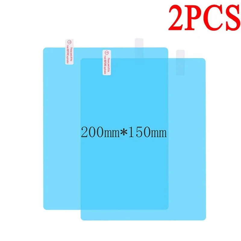 Car Rearview Mirror Protective Film Side Windows Sticker Anti Fog Glare Rainproof Waterproof Mirror Film Clear Nano Coatin