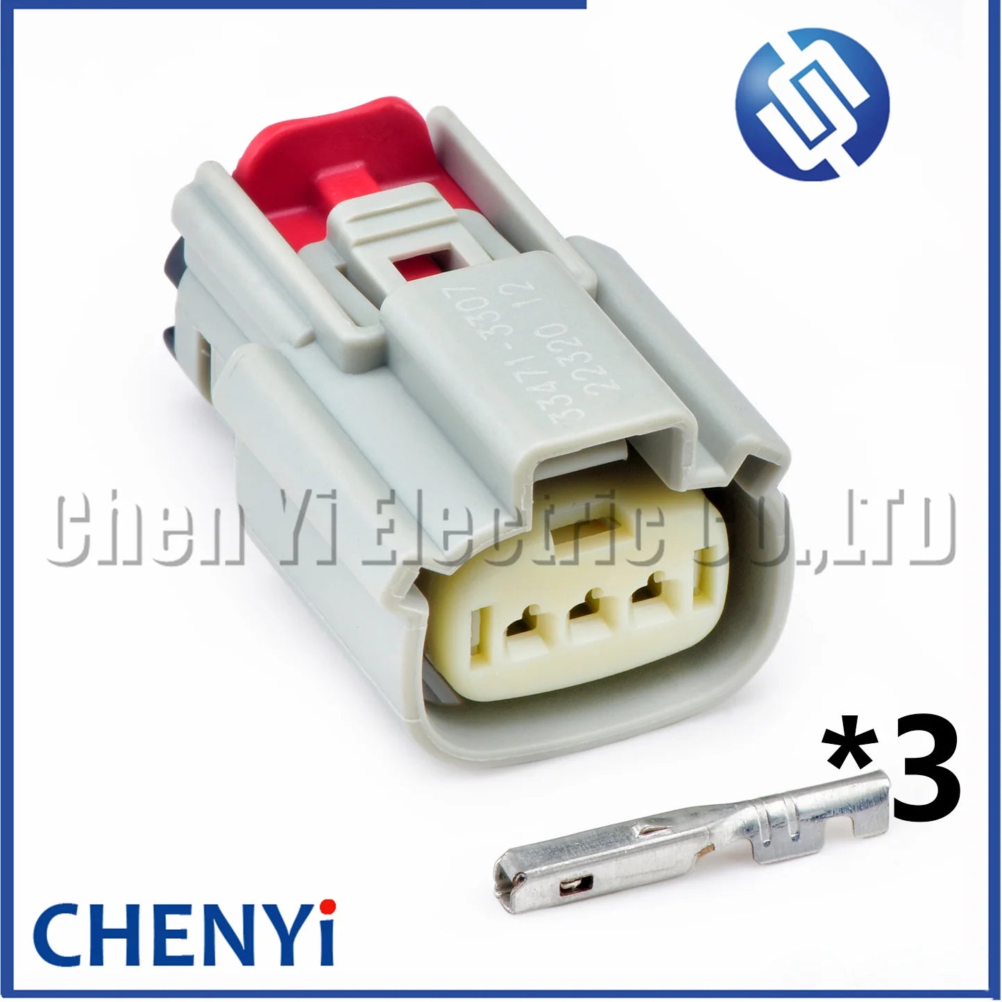 3 Pin Auto waterproof connector Car steering gear power pump harness plug 33471-0307 33471-3307 33471-0306 33471-0340 For Ford