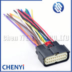 20 Pin Headlight Socket Lamp Light Connector Wire Harness plug 33482-2132 33472-2001 For Chevrolet Ford EDGE Fiesta Cadillac
