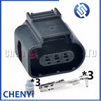 3 Pin Car Air Conditioner Pressure Switch Connector Knock Sensor Crankshaft camshaft position sensor plug 8K0973703 8K0 973 703