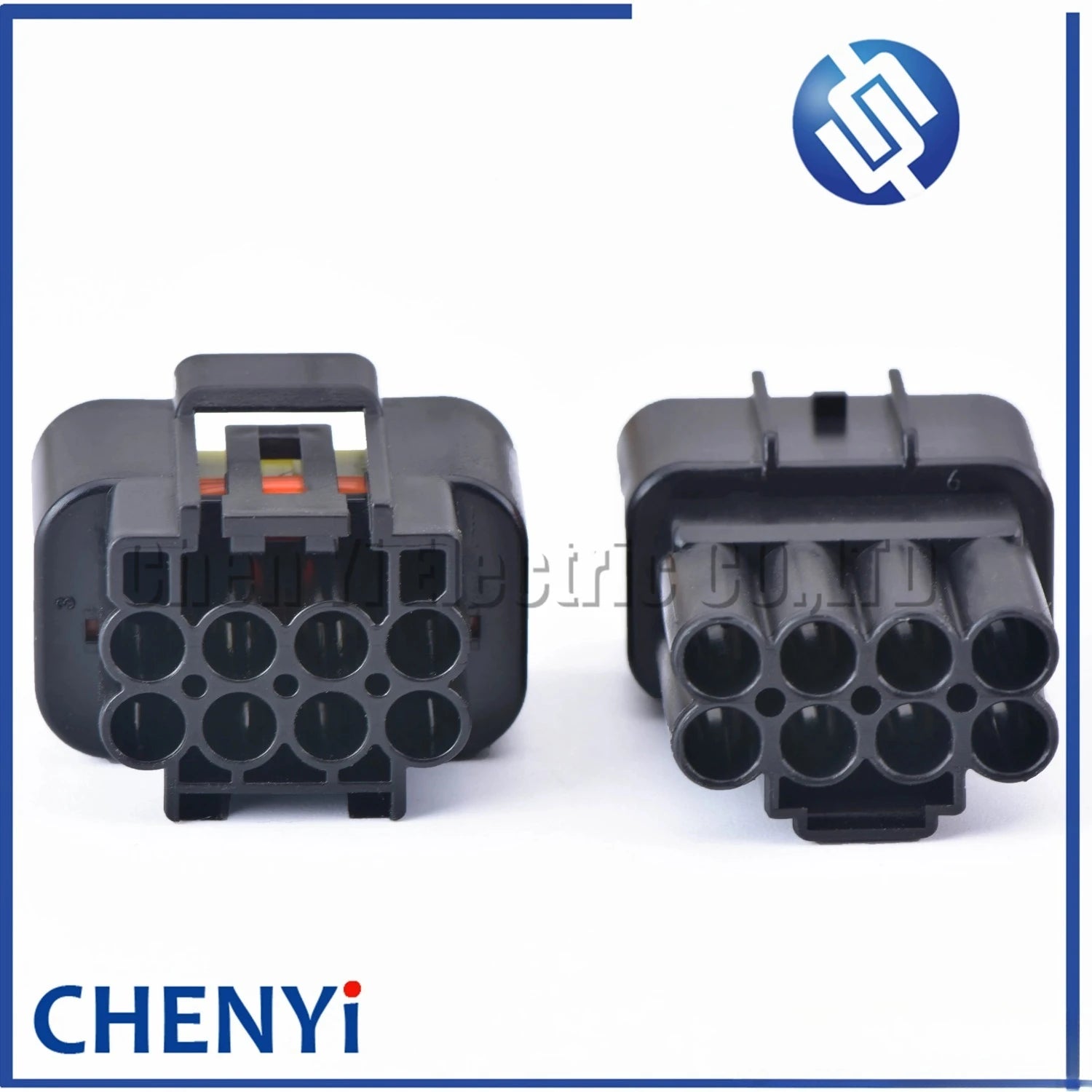 5 Sets 8 Pin Male or Female 2.3mm Auto Light Lamp Black Plug Automotive Waterproof Connector For FW-C-8F-B FW-C-8M-B