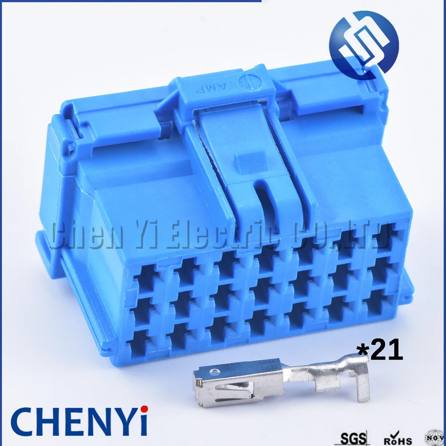 21 Pin female or male Automobile power amplifier Connector Electrical Wire Socket With Pins 3-967630-1 6-968975-1