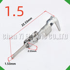 50 pcs 1.5 series Male or Female wire Crimp Pins For 964269-2 964274-2 1241380-1 Sheath...
