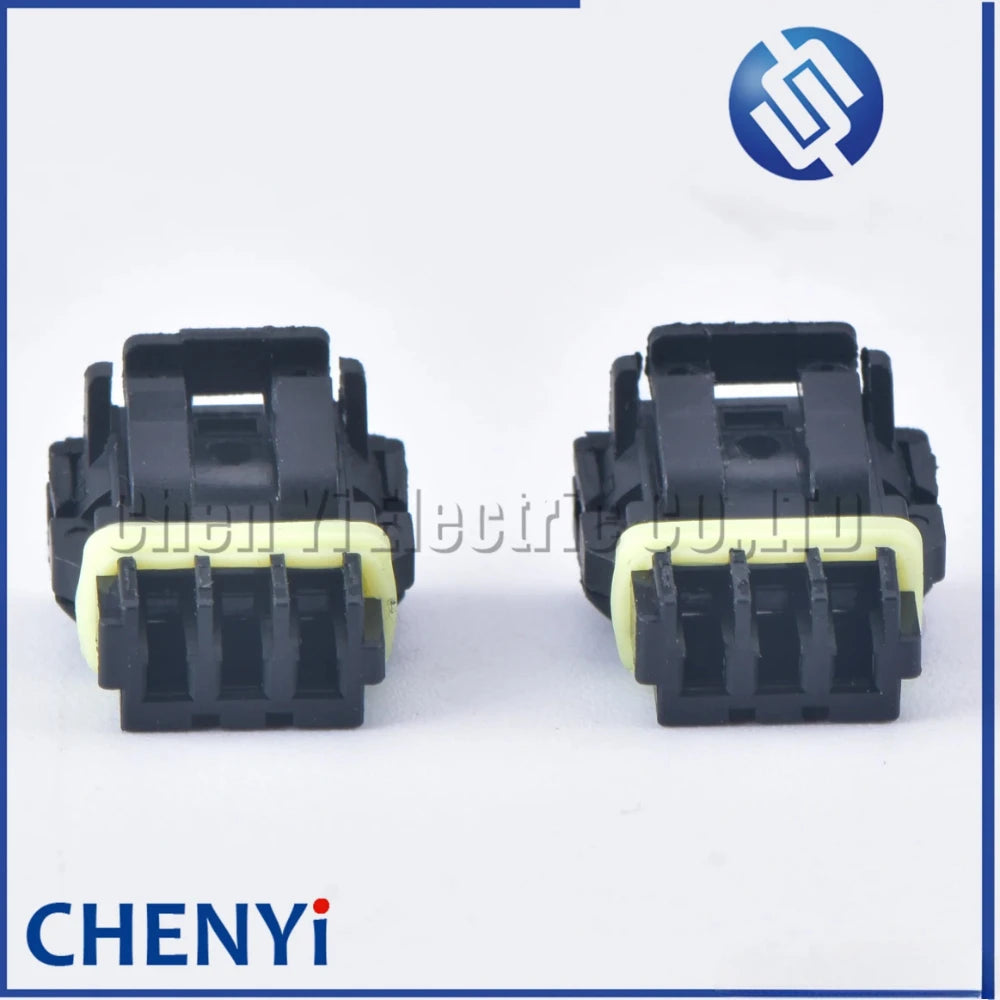 2 Sets 2/3 Pin Automotive Plastic Housing Wiring Waterproof Electrical Connector Car Mirror Turn Signal Plug 52117-0241