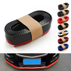 Car Front Bumper Protection Tool Carbon Fiber Strong Adhesive Rubber Universal Front Edge Anti-scratch Protector Amagi