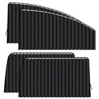 4PCS Magnetic Car Sunshade Window Curtain Auto Window Sun Shade Privacy Sun UV Protection Window Car Interior Accessories Amagi