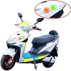10pcs High Intensity Grade Reflective Safety Warning Tapes Stickers Self-Adhesive For Car Truck Motorcycle Bike Camper Helmet