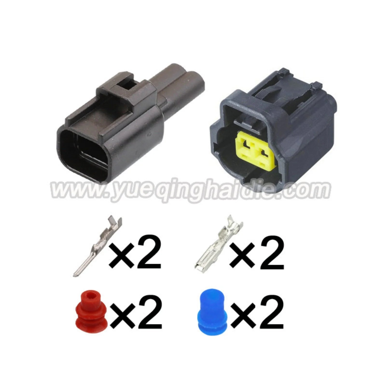 2PIN Connector Waterproof 1.8mm Male Female Water Temperature Sensor Plug Connectors Cable Socket For Toyota 184154-1 178390-2