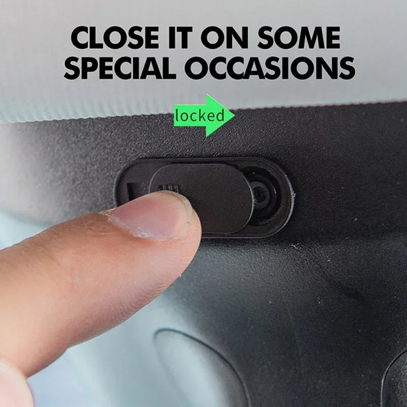For Tesla Model 3/Y Interior Cabin Camera Cover Slide Premium Plastic Privacy Protector Blocks Unwanted Access Easy to Use amagi