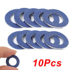 30/1Pcs Car Oil Drain Screw Gasket 90430-12031 Engine Sump Aluminum Seal Gasket for Toyota 12mm Hole Nut Washer Auto Accessories