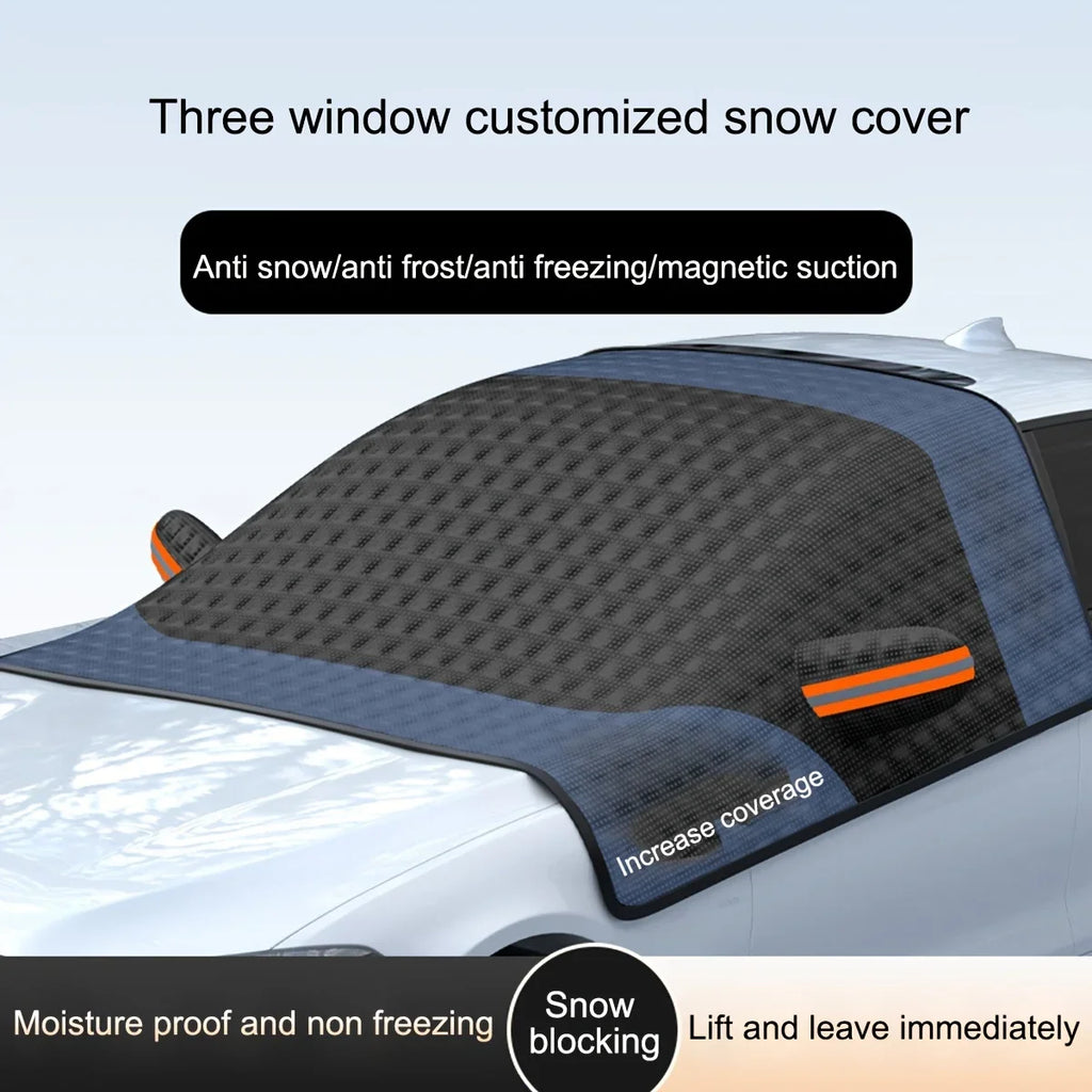 Car Windshield Snow Cover, Frost-Proof & Anti-Freezing Windshield Cover for Winter, Car Window Cover, Winter Car Cover Amagi