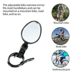 Universal Bicycle Handlebar Mirror 360° Adjustable Rear View for Bike Motorcycle Cycling Safety Amagi Mount Design Amagi