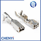 50 Pcs 2.8mm female Wire Crimp Brass tin plating Terminal Cable Splice Pins 968075-2 1355950-2 968678-2 For connector plug