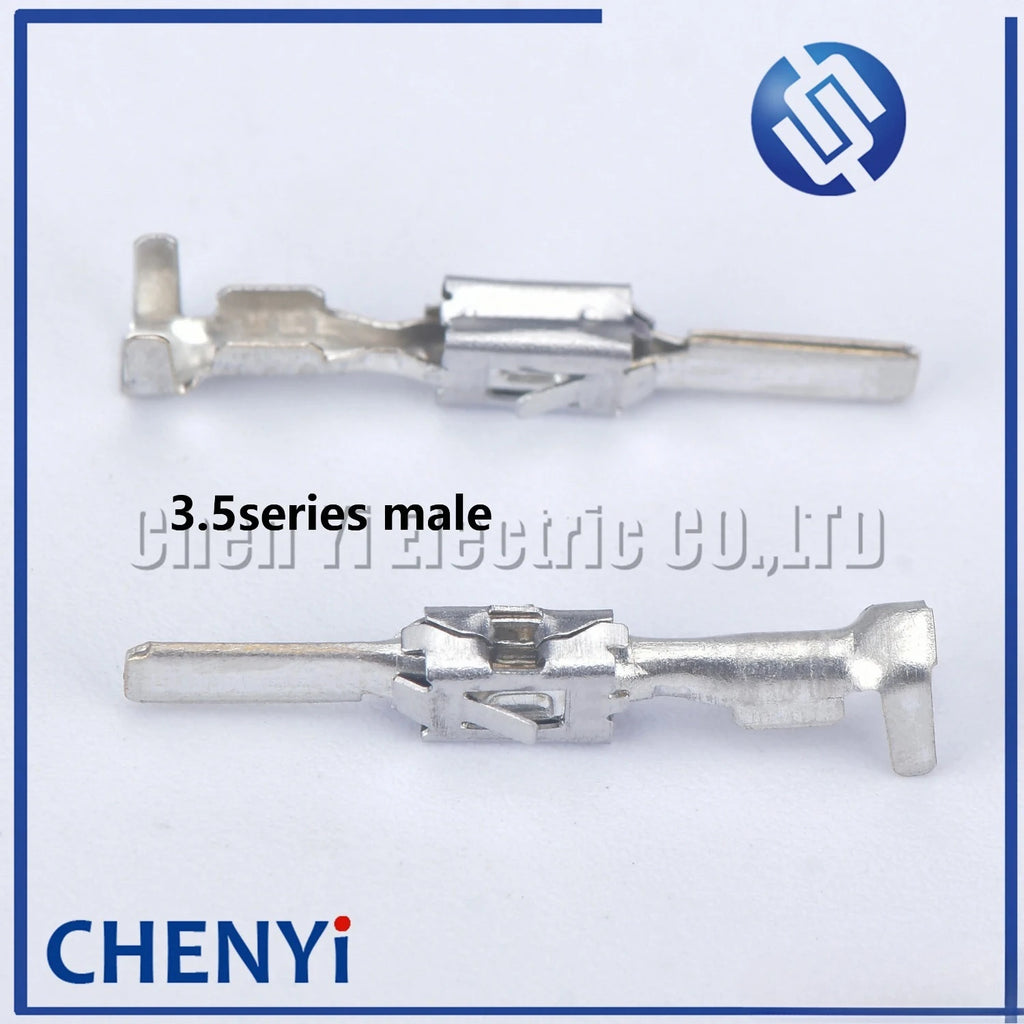 50 pcs 1.5 3.5 6.3 mm auto male or female crimp wire terminal pins and rubber seals 964286-1 964274-2 964296-1 926965-1