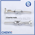 50 pcs 1.5 3.5 6.3 mm auto male or female crimp wire terminal pins and rubber seals 964286-1 964274-2 964296-1 926965-1