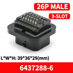 1/5/50PCS AMP Type ECU Automotive Board End Connector Waterproof Socket Harness Plug PCB Panel Flame Retardant 26P 34Pin 1437290