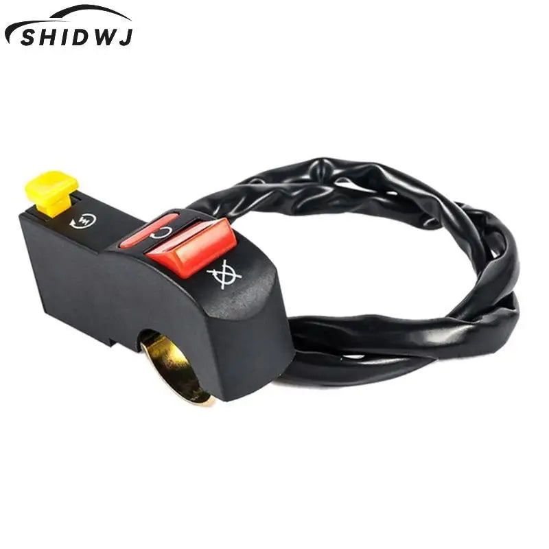 1pc Electric Start Stop On Off Button Kill Starter Switch Motorcycle Dirt ATV Quad Bike On-Off Toggle Switch Push-Button