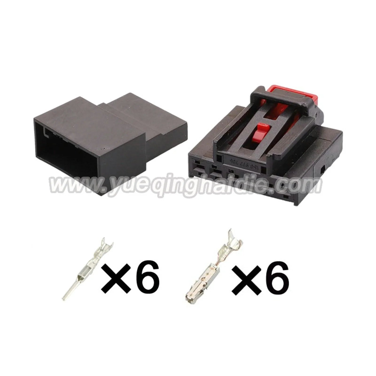 6 PIN Connector 1.5mm Series Unsealed Male Female Connectors Wire Harness  Cable Socket 1S0972706
