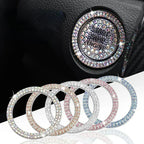 Car One-click Start Button Interior Engine Ignition Start Stop Button Protective Cover Crystal Decoration Car Accessories amagi