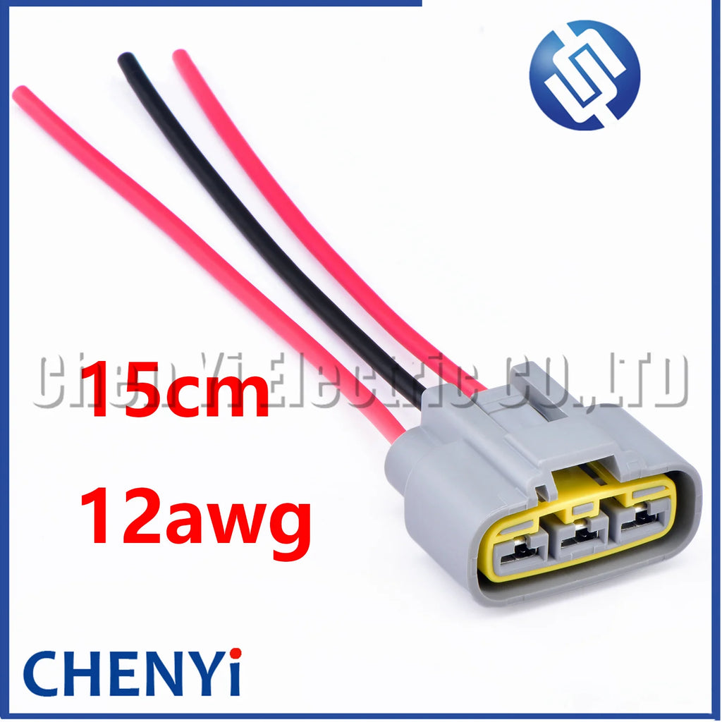 3 Pin waterproof connector Motorcycle generator motor coil rectifier Wire harness Plug QLW-A-B3F-B QLW-A-3F-GR