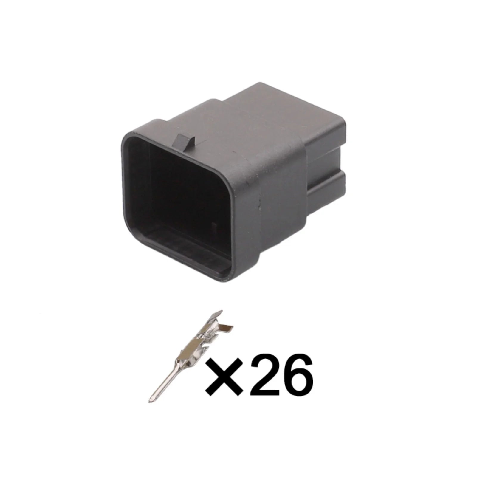 26 Pin Connector Waterproof 1.2mm Male Female Connectors Straight PCB Wire Harnesses ECU Cable Socket 3-1437290-7 1473416-1