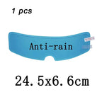 Crystal-Clear Helmet Anti-Fog Film–Nano Rain-Repellent Visor Shield for Day/Night Riding, Zero Distortion, Easy DIY Application