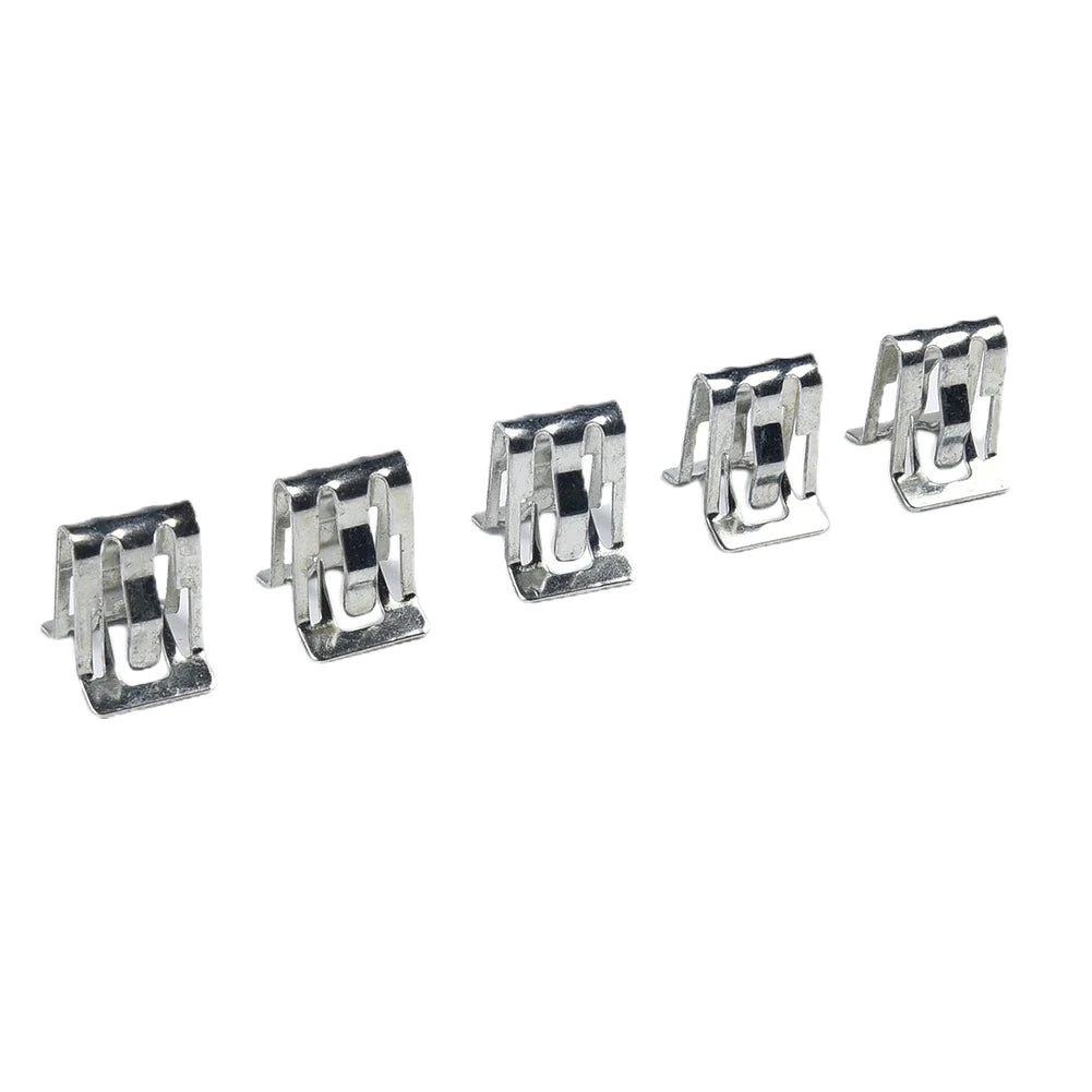 25Pcs Metal Fastener Clips 1/2 X 5/8 Car Retainer Moulding Trim Accessories Dashboard Side Panel Audio Clips