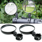 Bicycle Round Auxiliary Mirrors 360 Degree Adjustable Wide Angle Rearview Mirror Handlebar Mount Bike Convex Mirror S/L Amagi