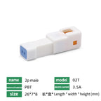 5/10/100 Sets Automotive Connectors JST02R-JWPF-VSLE 2/3/4/6/8 Pin Waterproof Connectors Male and Female Butt Plugs