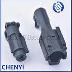 5 Sets 1 Pin Auto Waterproof Connector 7123-7414-30 Adapter Automotive Black Socket Male Female Plug MG640280-5 MG610278-5