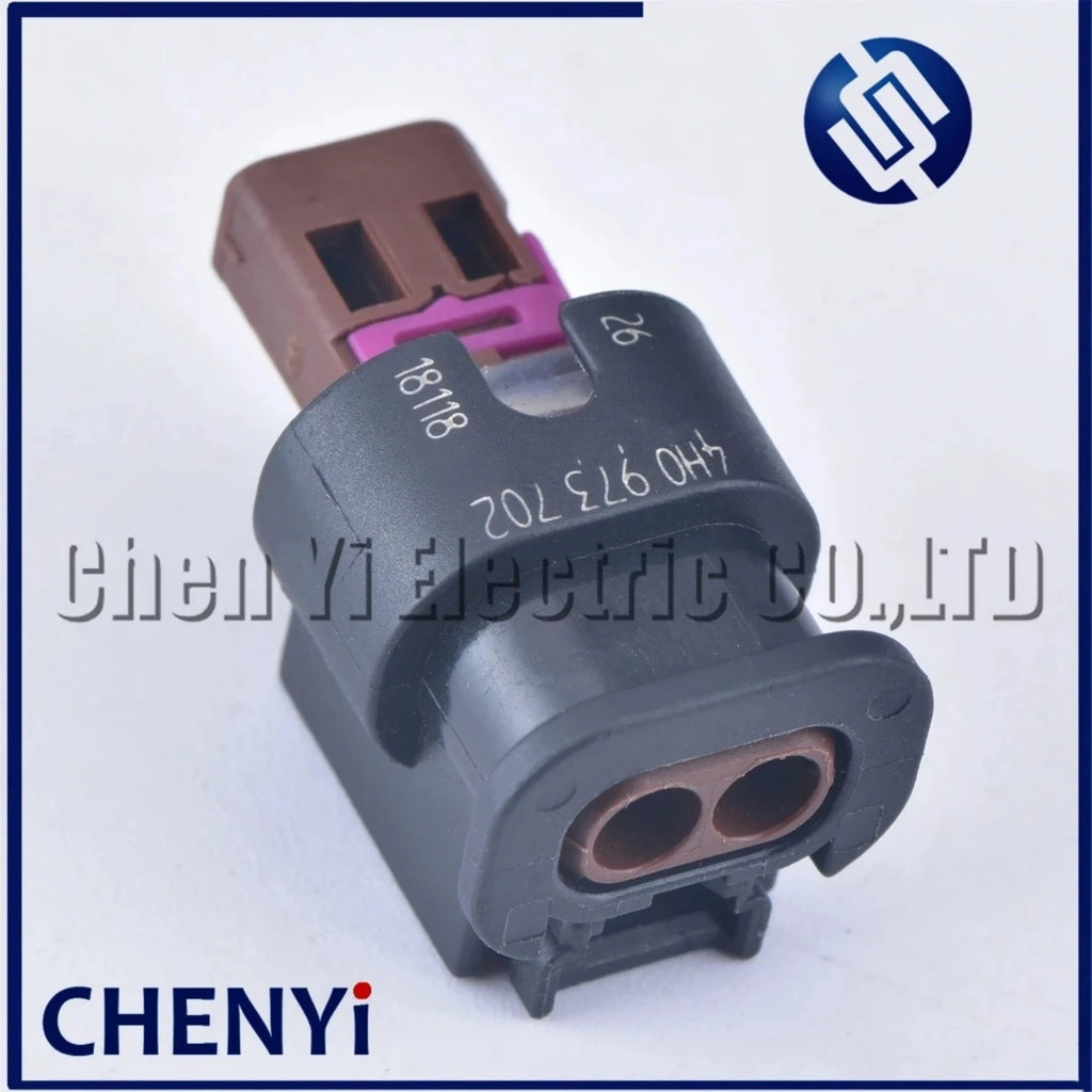 2 Pin female Auto waterproof connector Injector plug VVT solenoid valve camshaft Wire harness Plug 4H0 973 702 4H0973702