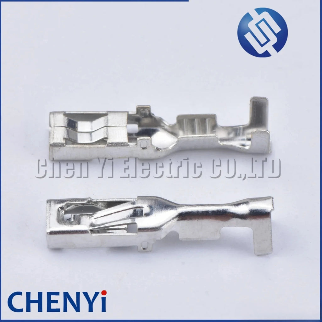 50 Pcs Brass Tinned Pins Auto Crimp Terminals Connector Female Splice Terminal  7116-1232 DJ624-3.5A G118 H62