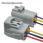 1 Set 4 Pin Car Oxygen Sensor Electrical Cable Connectors Female Male Wire Harness Plug 6188-0066 6189-0126 For Suzuki Toyota