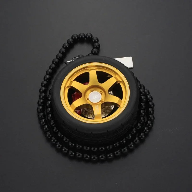Creative Wheel Hub Brake Shock Absorber Car Pendant Up-market Customization Car Interior Ornaments Accessories Amagi