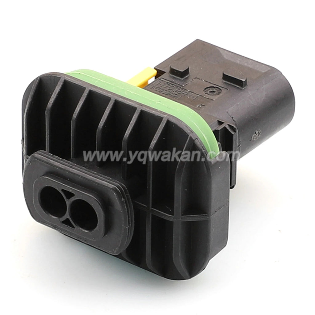 2Pin Connector Waterproof 3.5mm Male Female Connectors Terminal Wire Harness Plug Socket AC Assembly 1-1418483-1 1-1703841-1